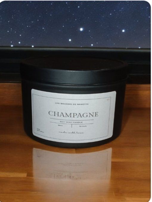 Bougie Champagne